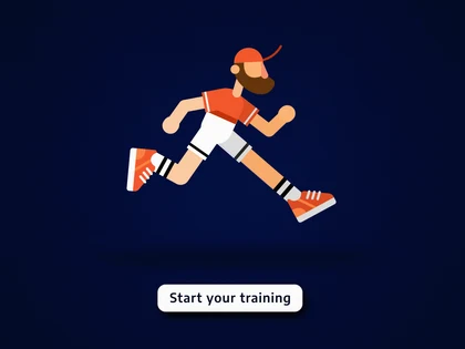 Motion Running Man — Character shot on Dribbble