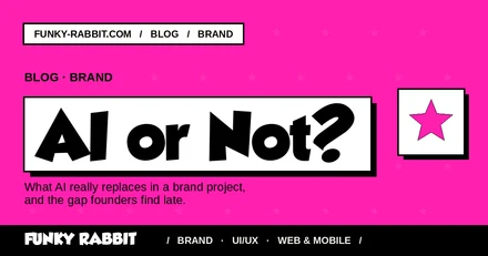 What AI actually replaces in a branding project (and what it doesn't)
